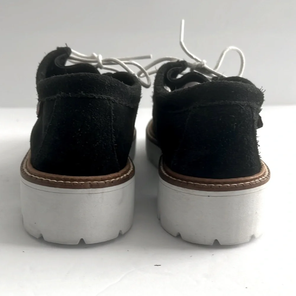 G.H.BASS $190 Women’s Wallace Platform Loafer Leather Suede Shoes Size 6 New_7
